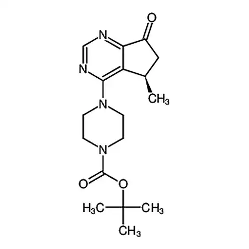 (R)-tert-Butyl 4-(5-methyl-7-oxo-6,7-dihydro-5H-cyclopenta[d]pyrimidin-4-yl)piperazine-1-carboxylate