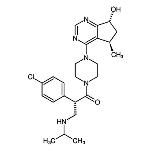(2S)-2-(4-塩素フェニル)-1-[4-[(5R,7R)-6,7-二水素-7-ヒドロキシ-5-メチル-5H-环ペンチル并ピリミジン-4-基]-1-哌嗪基]-3-[(1-メチルエチル)アミノ]-1-アセトン