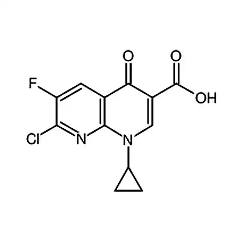 1-Cyclopropyl-6-fluoro-7-chloro-4-oxo-1，4-dihydro-1，8-naphthyridine-3-carboxylic acid