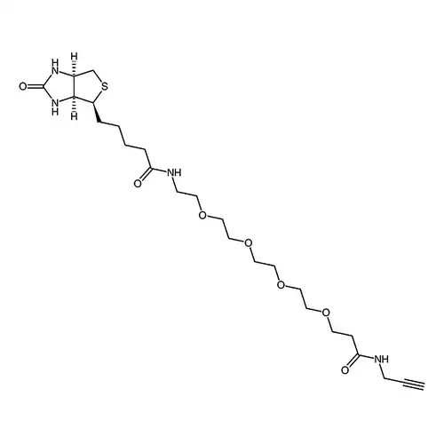 Biotin-PEG4-amide-Alkyne