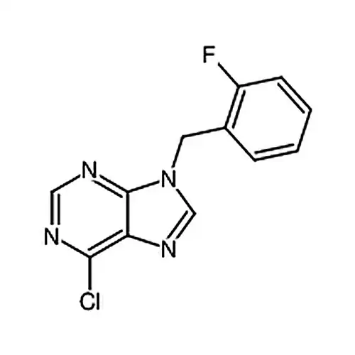 6-염소-9-(2-불소벤젠메틸)-9H-퓨린