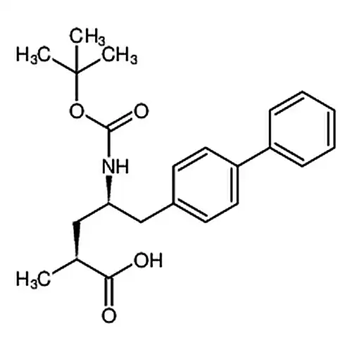 (2S，4R)-5-(联フェニル-4-基)-4-[(叔ブチル酸素羰基)アミノ]-2-メチルペンチル酸