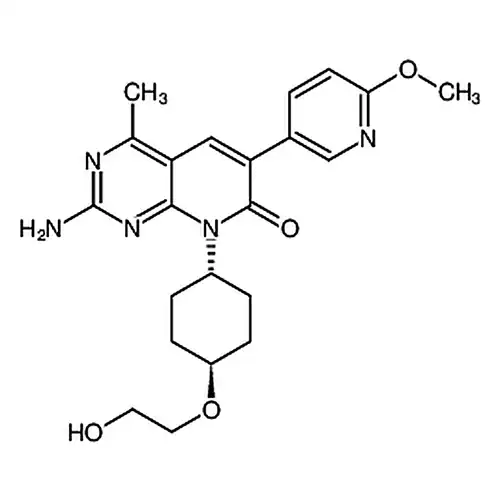 2-아미노-8-((1r,4r)-4-(2-히드록시에틸산소基)环헥실基)-6-(6-메틸산소基피리딘-3-基)-4-메틸피리딘并[2,3-d]피리미딘-7(8H)-케톤
