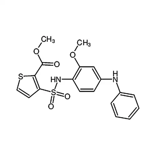3-(N-(2-метилкислорода基-4-(бензоламино)фенил)氨磺酰基)тиофен-2-羧кислотаметилэфир