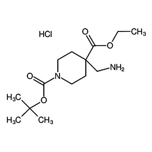 1-(叔ブチル酸素羰基)-4-氨メチル哌啶-4-羧酸エチルエステル