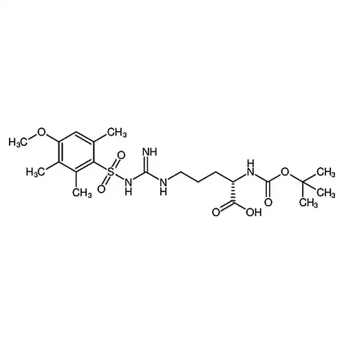 N^a-Boc-N^w-(4-메틸산소基-2,3,6-三메틸페닐磺酰基)-L-精氨산