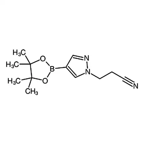 4-(4，4，5，5-四메틸-1，3，2-二산소杂环펜틸붕소알칸-2-基)-1H-피라졸-1-프로필腈