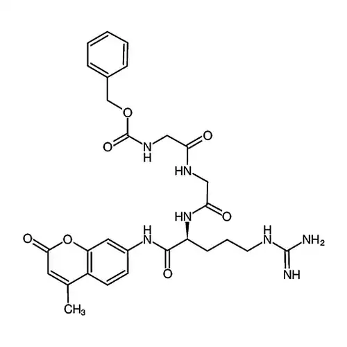 N-CBZ-甘氨酰-甘氨酰-L-精氨кислота-7-амино-4-метил香豆素соляная кислотасоль