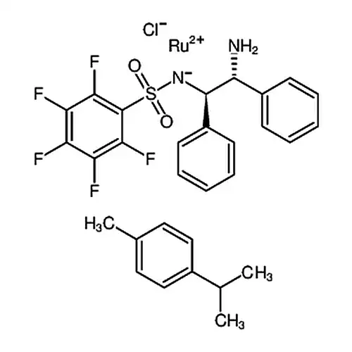 [(R,R)-N-(2-Amino-1,2-diphenylethyl)pentafluorobenzenesulfonamide]chloro(p-cymene)ruthenium(II)