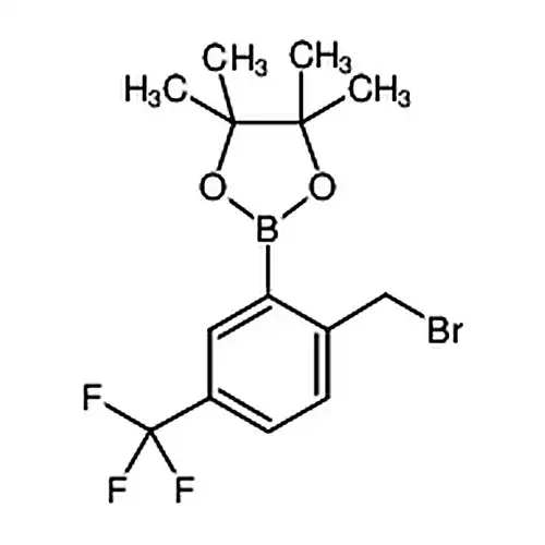 2-(2-(Bromomethyl)-5-(trifluoromethyl)phenyl)-4,4,5,5-tetramethyl-1,3,2-dioxaborolane