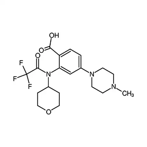 4-（4-메틸哌嗪-1-基）-2-（2,2,2-三불소-N-（四수소-2H-吡喃-4-基）에틸아미드）벤젠개미산