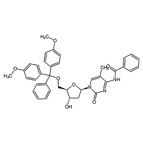 N-(1-((2R,4S,5R)-5-((双(4-メチル酸素基フェニル)(フェニル)メチル酸素基)メチル)-4-ヒドロキシテトラヒドロフラン-2-基)-5-メチル-2-酸素代-1,2-二水素ピリミジン-4-基)ベンゾイルアミン