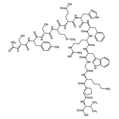 α-促黑激素(猪)，13-L-缬氨кислота