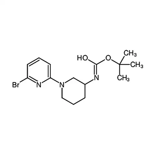 N-[1-(6-브롬-2-피리딘基)-3-哌啶基]아미노개미산叔부틸에스테르