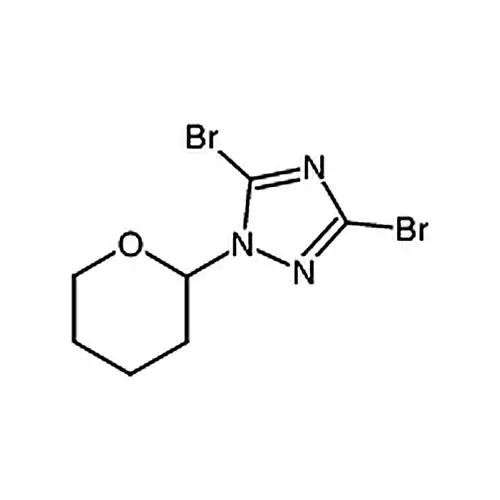 3，5-二брома-1-(四водорода-2H-吡喃-2-基)-1H-1，2，4-三唑