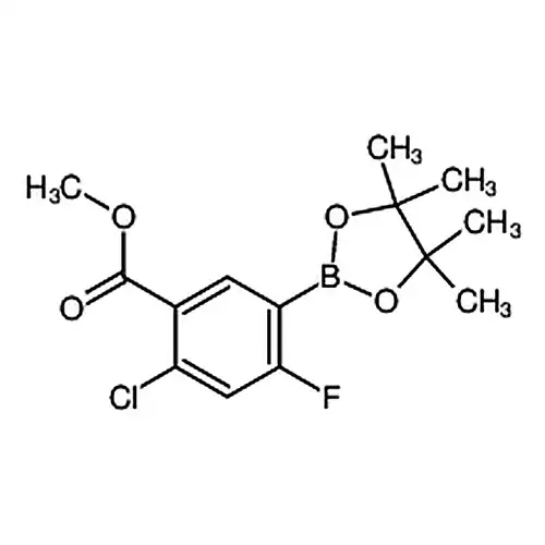 2-염소-4-불소-5-(4,4,5,5-四메틸-1,3,2-二산소붕소杂环펜틸알칸-2-基)벤젠개미산메틸에스테르