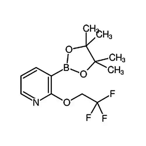 3-(4,4,5,5-四метил-1,3,2-二кислородабора杂环пентилалкан-2-基)-2-(2,2,2-三фтораэтилкислорода基)피리딘