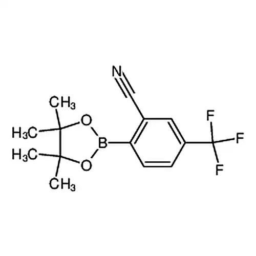2-(4,4,5,5-四메틸-1,3,2-二산소붕소杂环펜틸알칸-2-基)-5-(三불소메틸)벤젠메틸腈
