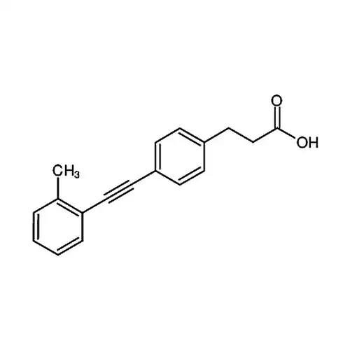 4-[2-(2-methylphenyl)ethynyl]-benzenepropanoicacid