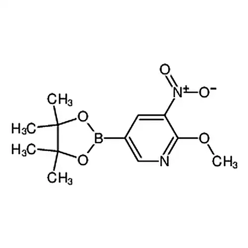 2-метилкислорода基-3-нитро-5-(4,4,5,5-四метил-[1,3,2]二噁бораалкан-2-基)-피리딘