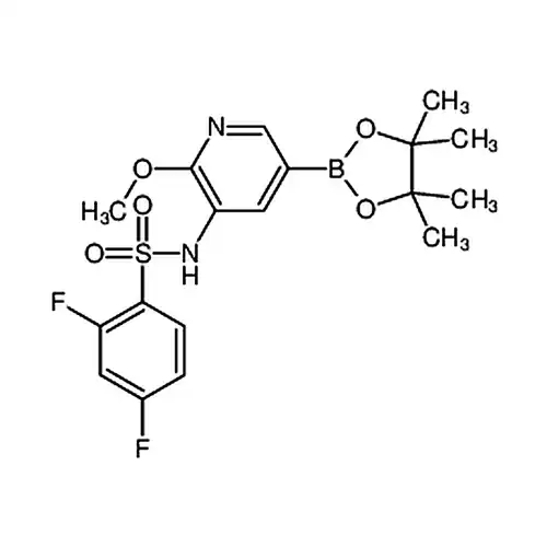 2,4-二фтора-N-(2-метилкислорода基-5-(4,4,5,5-四метил-1,3,2-二кислородабора杂环пентилалкан-2-基)피리딘-3-基)бензол磺амид