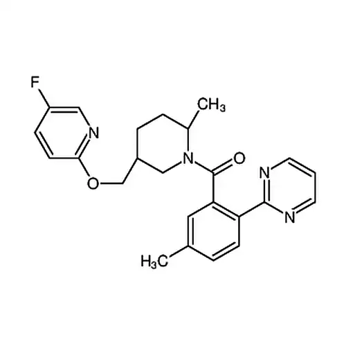 ((2R,5R)-5-(((5-불소피리딘-2-基)산소基)메틸)-2-메틸哌啶-1-基)(5-메틸-2-(피리미딘-2-基)페닐)메틸케톤