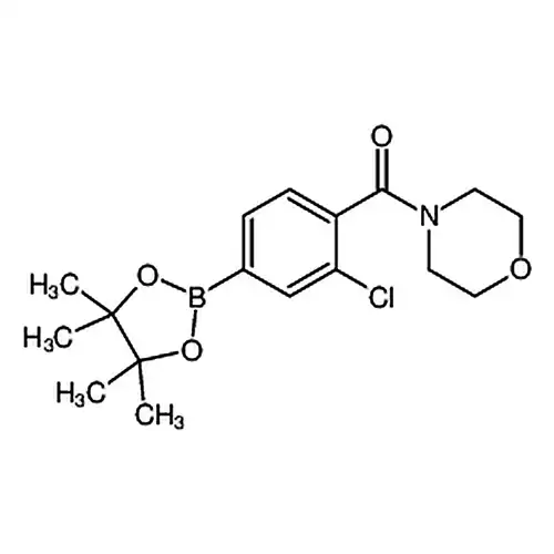 (2-염소-4-(4,4,5,5-四메틸-1,3,2-二산소붕소杂环펜틸알칸-2-基)페닐)(吗啉)메틸케톤