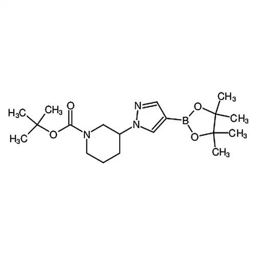 tert-butyl 3-[4-(tetramethyl-1，3，2-dioxaborolan-2-yl)-1H-pyrazol-1-yl]piperidine-1-carboxylate