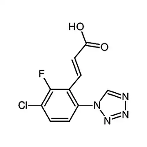 (E)-3-(3-Chloro-2-Fluoro-6-(1H-Tetrazol-1-Yl)Phenyl)Acrylic Acid