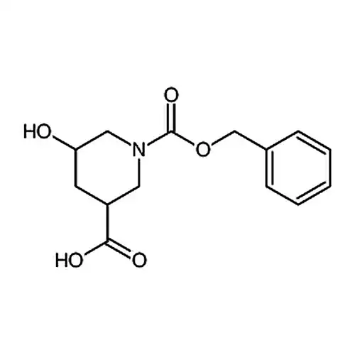 1-Cbz-5-ヒドロキシ-3-哌啶ギ酸