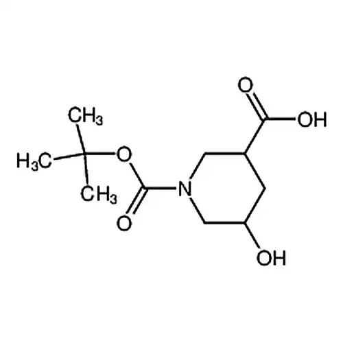 1-Boc-5-ヒドロキシ-3-哌啶ギ酸