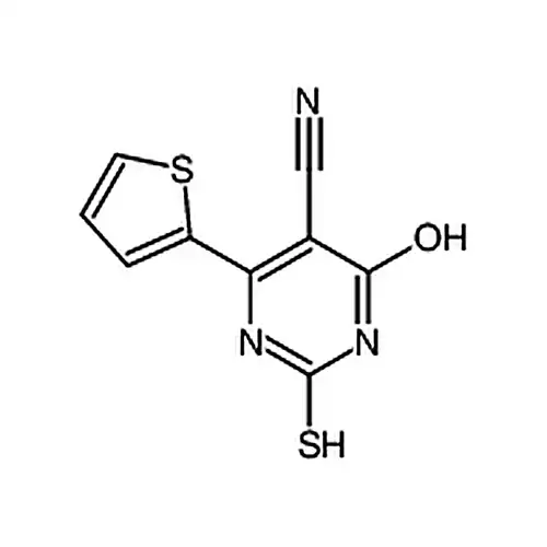 4-酸素代-6-(チオフェン-2-基)-2-硫黄代-1，2，3，4-四水素ピリミジン-5-腈
