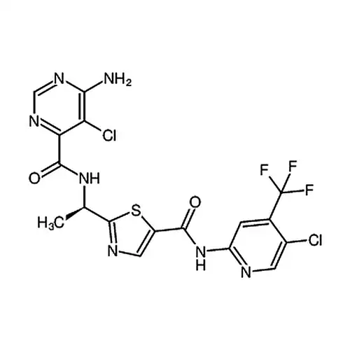 (R)-2-(1-(6-アミノ-5-塩素ピリミジン-4-メチルアミド)エチル)-N-(5-塩素-4-(三フッ素メチル)ピリジン-2-基)チアゾール-5-メチルアミド