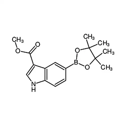 5-(4,4,5,5-四метил-1,3,2-二кислородабора杂环пентилалкан-2-基)-1H-индол-3-羧кислотаметилэфир