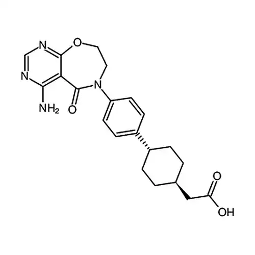 反式-4-[4-(4-アミノ-7,8-二水素-5-酸素代ピリミジン并[5,4-f][1,4]酸素窒素杂卓-6(5H)-基)フェニル]シクロヘキサン酢酸