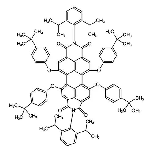 1,6,7,12-四(4-叔бутилбензолкислорода基)-N,N'-二(2,6-二изопропилфенил)-3,4,9,10-苝二酰亚амин