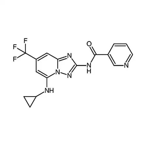 N-(5-(环프로필基아미노)-7-(三불소메틸)-[1，2，4]三唑并[1，5-a]피리딘-2-基)尼克아미드