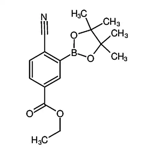 4-氰基-3-(4,4,5,5-四메틸-1,3,2-二산소붕소杂环펜틸알칸-2-基)벤젠개미산에틸에스테르