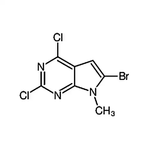 6-bromo-2，4-dichloro-7-methyl-7H-pyrrolo[2，3-d]pyrimidine