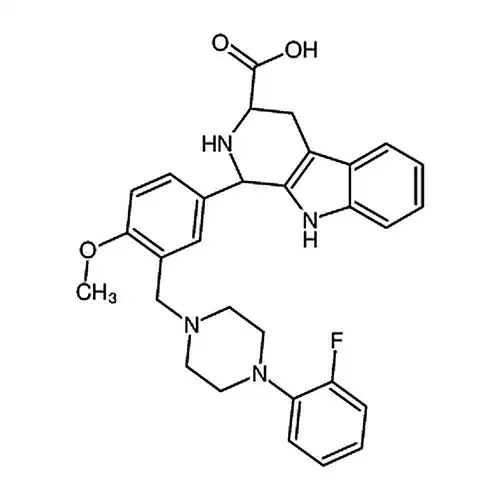 (1S,3S)-1-(3-((4-(2-불소페닐)哌嗪-1-基)메틸)-4-메틸산소基페닐)-2,3,4,9-四수소-1H-피리딘并[3,4-b]인돌-3-羧산