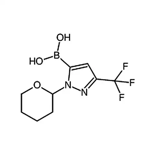 1-(四водорода吡喃-2-基)-3-(三фтораметил)пиразол-5-борная кислота