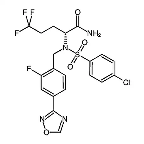 (2R)-2-[N-[(4-염소페닐)磺酰基]-N-[2-불소-4-(1,2,4-恶二唑-3-基)벤질]아미노]-5,5,5-三불소펜틸아미드