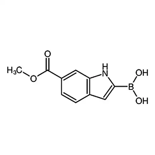 6-(메틸산소基羰基)인돌-2-붕산