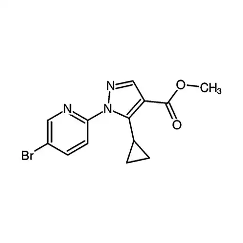 1-(5-브롬피리딘-2-基)-5-环프로필基피라졸-4-羧산메틸에스테르