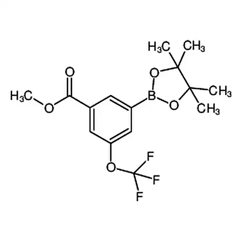3-(4,4,5,5-四метил-1,3,2-二кислородабора杂环пентилалкан-2-基)-5-(三фтораметилкислорода基)бензолмуравьиная кислотаметилэфир