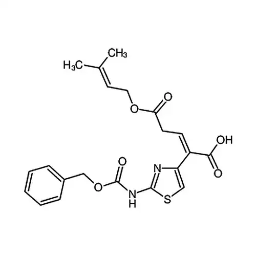2-(2-苄кислорода羰基аминотиазол-4-基)-4-(3-метил-2-бутиленкислорода羰基)-2-бутиленкислота,头孢布ен侧链