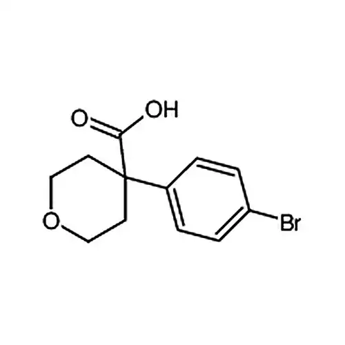 4-(4-臭素フェニル)四水素-2H-吡喃-4-羧酸