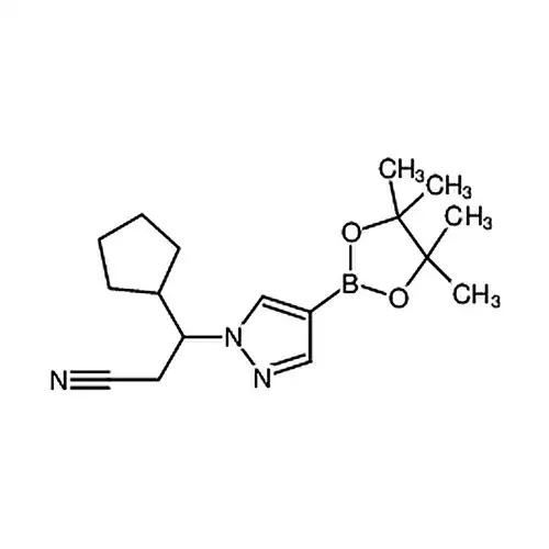 3-环ペンチル基-3-(4-(4,4,5,5-四メチル-1,3,2-二酸素ホウ素杂环ペンチルアルカン-2-基)-1H-ピラゾール-1-基)プロピル腈
