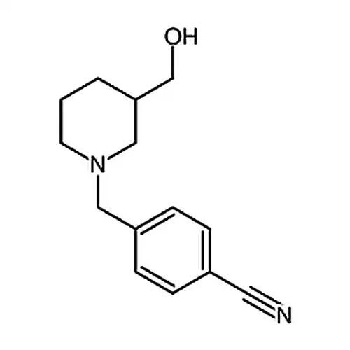 4-((3-(羟메틸)哌啶-1-基)메틸)벤젠메틸腈