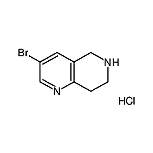 3-臭素-5,6,7,8-四水素-1,6-萘啶塩酸塩